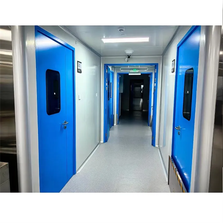 Stainless Steel Unequal Double Door For Clean Room, Hospital Or Laboratory factory