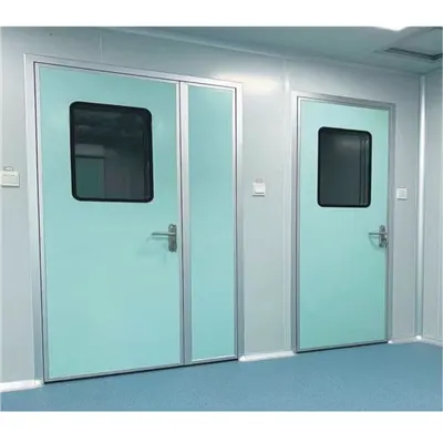Stainless Steel Unequal Double Door For Clean Room, Hospital Or Laboratory